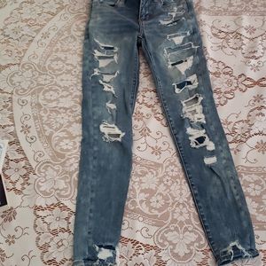 American Eagle distressed jeans